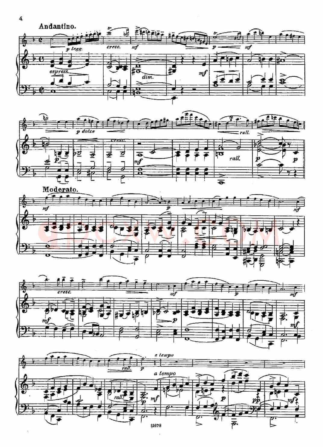 Fantaisies nationales. Danois. （Op.59 No.1）（长笛+钢琴伴奏）