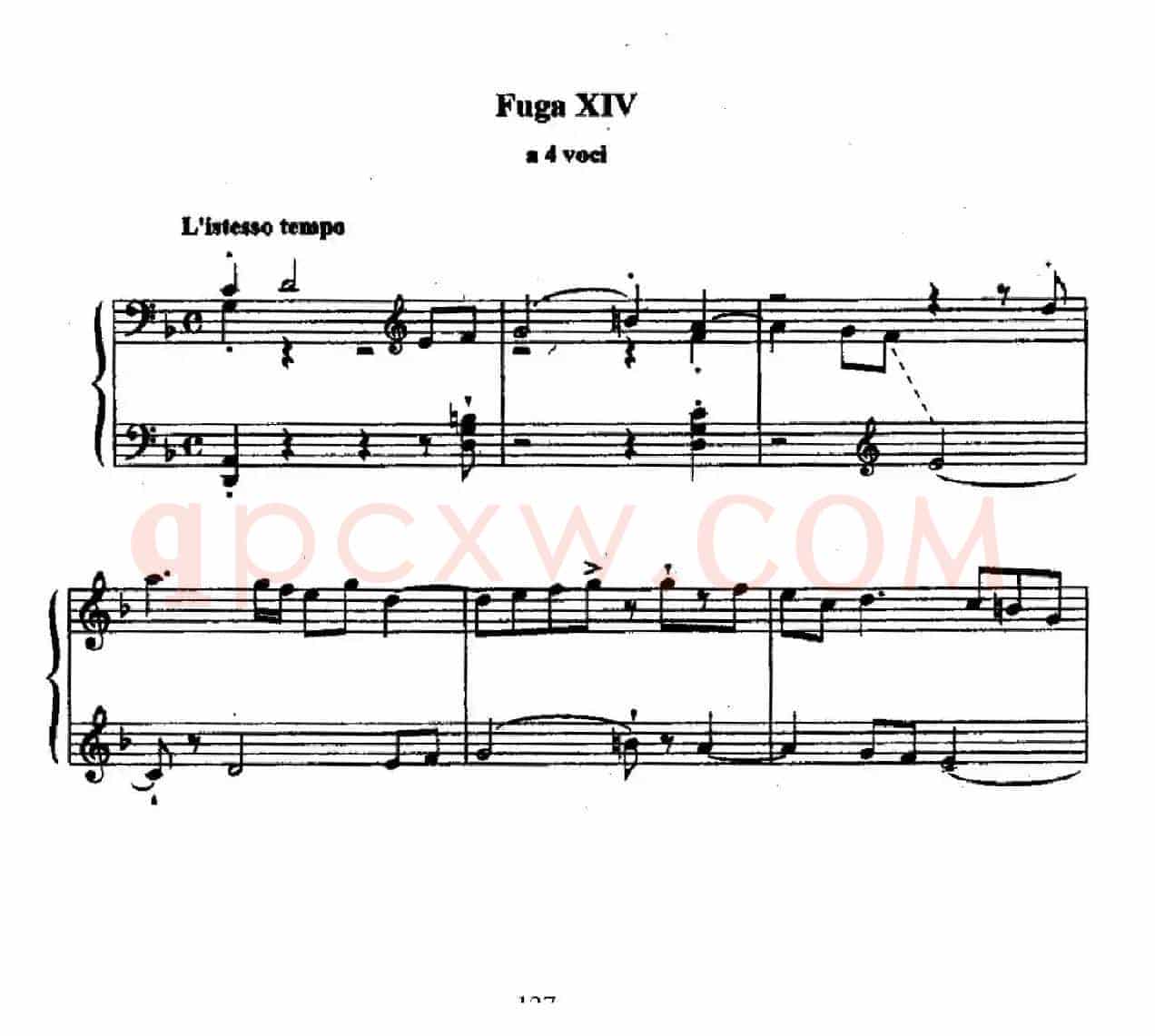 24 Preludes and Fugues Op.82（24首前奏曲与赋格·14）