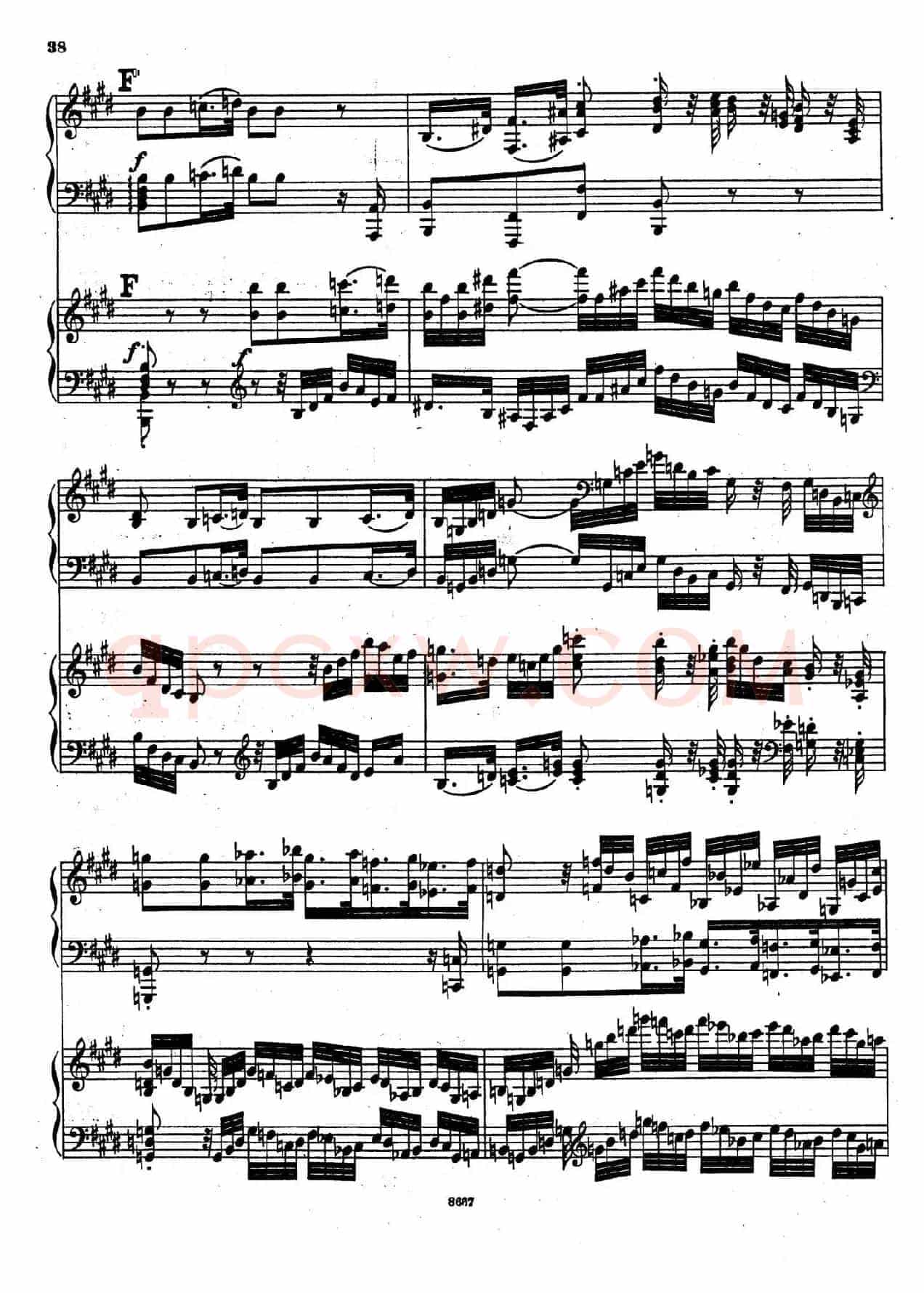 Symphony No.4 in e Minor Op.98(e小调第四交响曲·双钢琴)