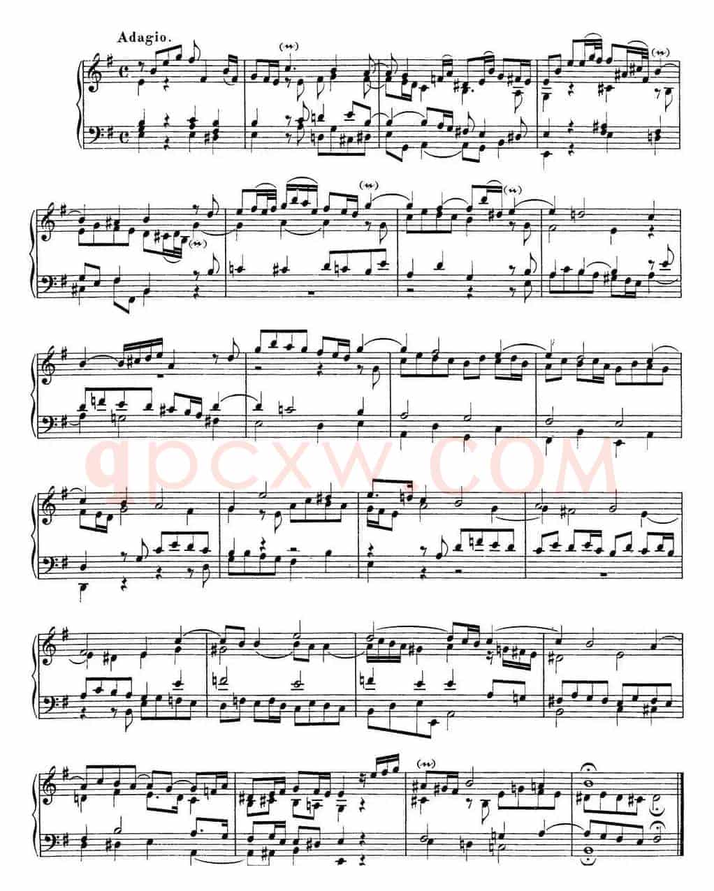 Toccata BWV 916(7首托卡塔·No.7 G大调)