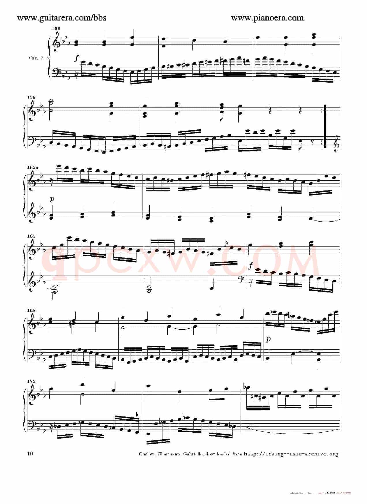 Variations in E-flat Major Op.12(降E大调变奏曲)