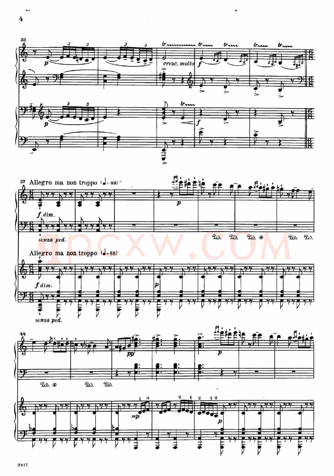 Introduction et Rondo Capriccioso Op.28(引子与随想回旋曲·双钢琴)