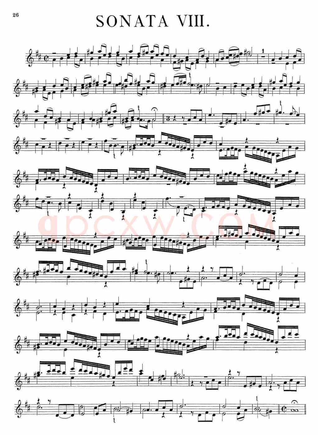 Biber Violin Sonata VIII