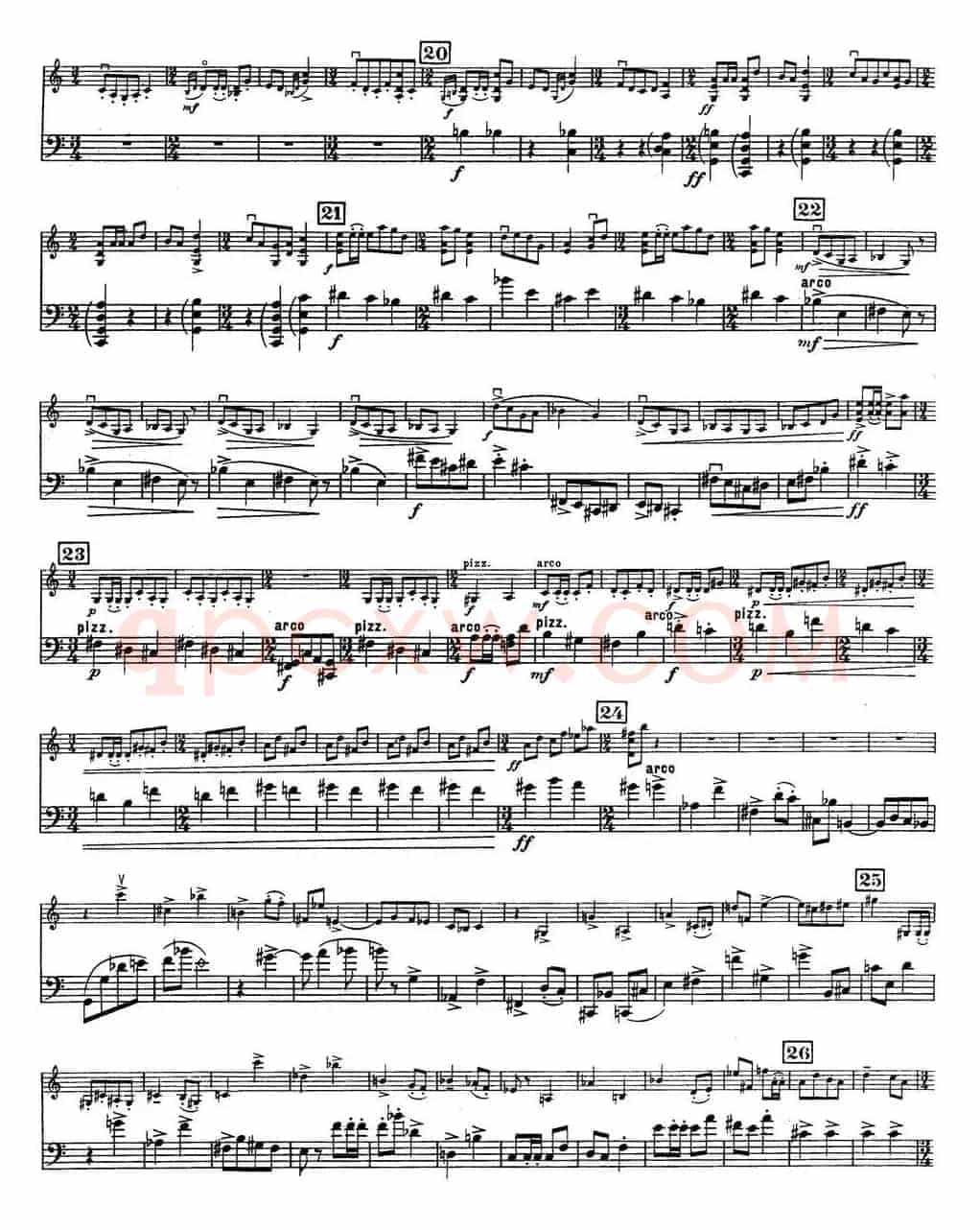 Sonate（小提琴+大提琴）