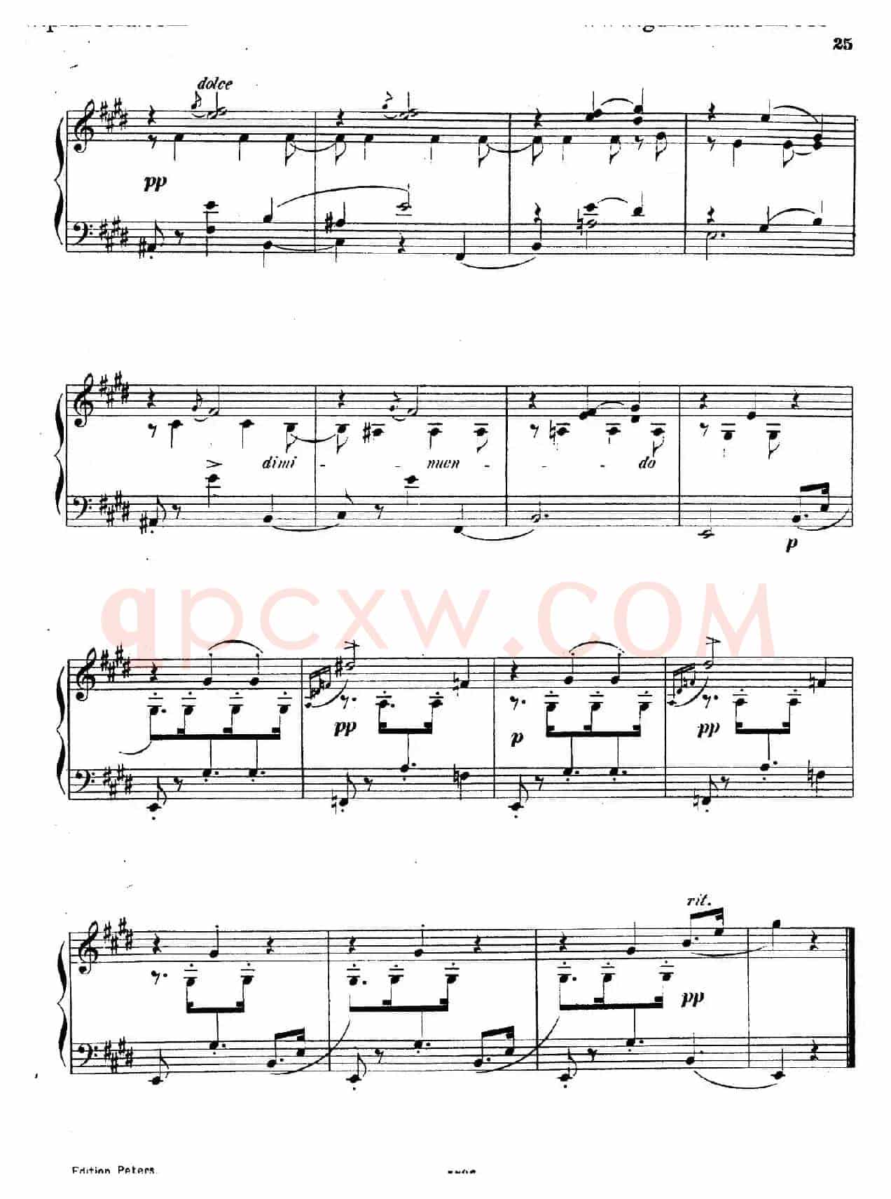 Waltzes Op.23(圆舞曲集·10、E大调)