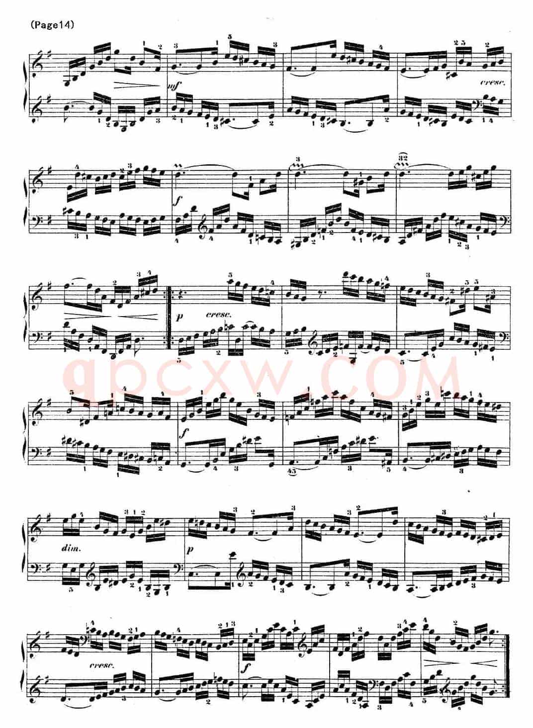 哥德堡变奏曲 巴赫 Goldberg Variationen BWV988