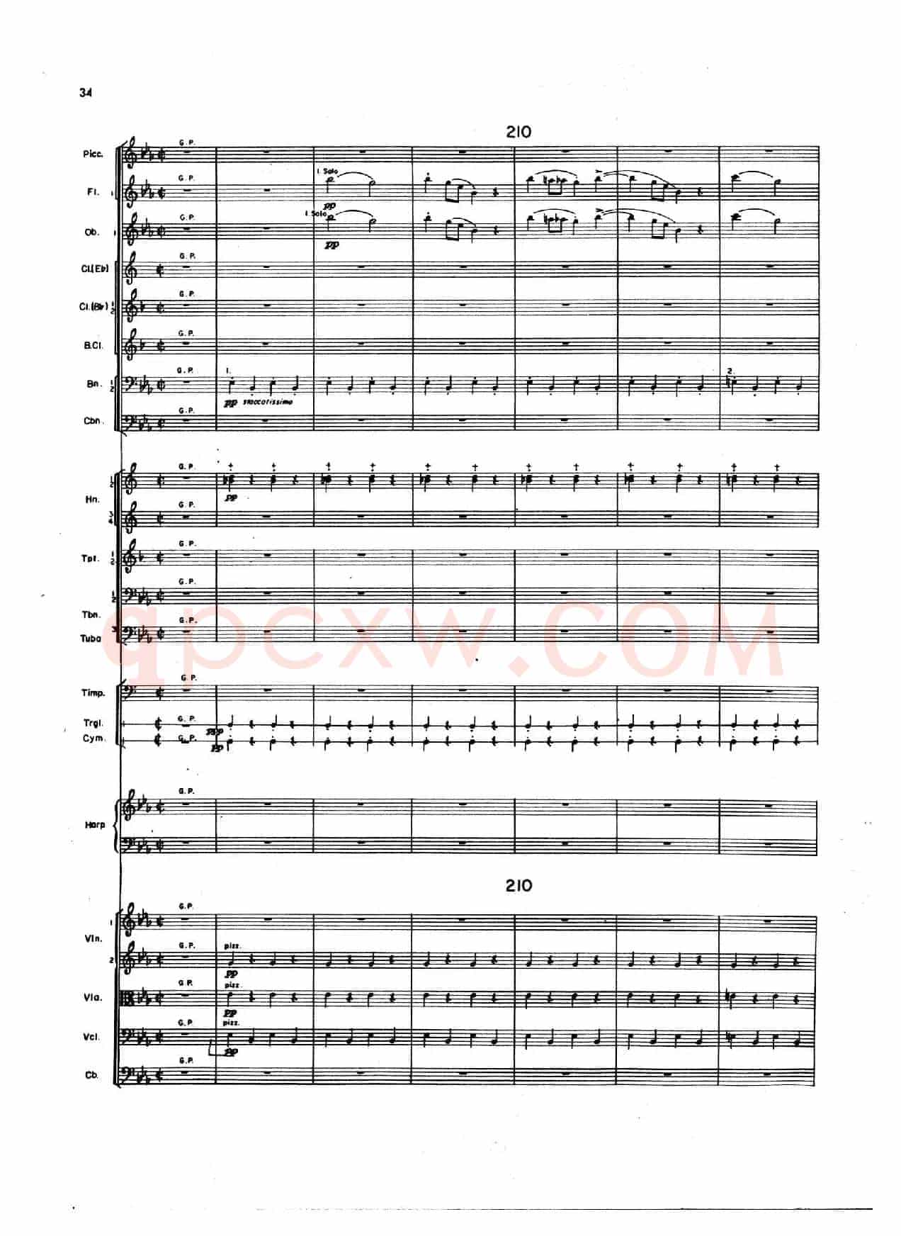 OVERTURE TO CANDIDE(《坎迪德》序曲)(交响乐总谱)