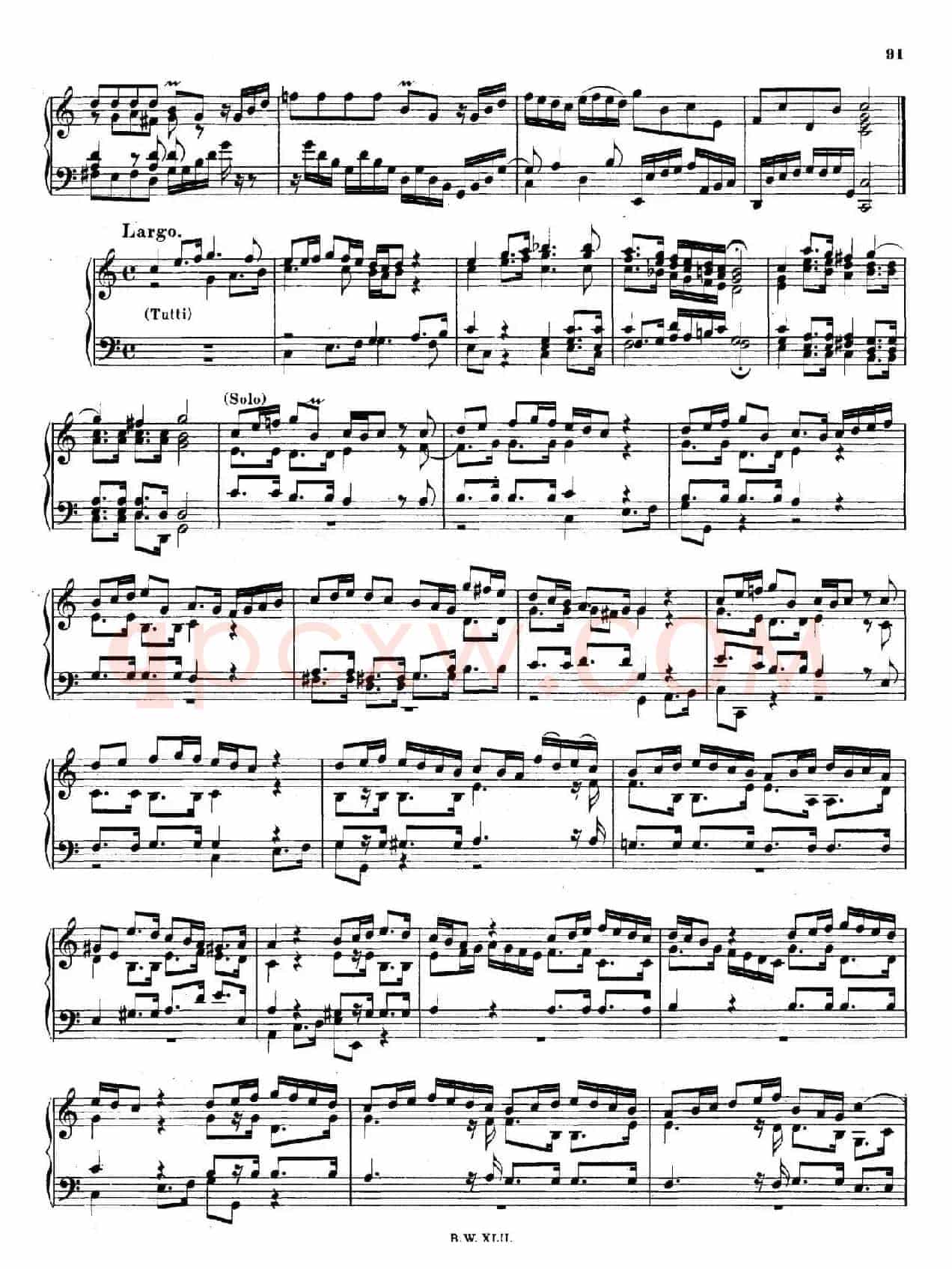 16 Concertos BWV 972-987(十六首为独奏古钢琴而作的协奏曲)(P31——40)