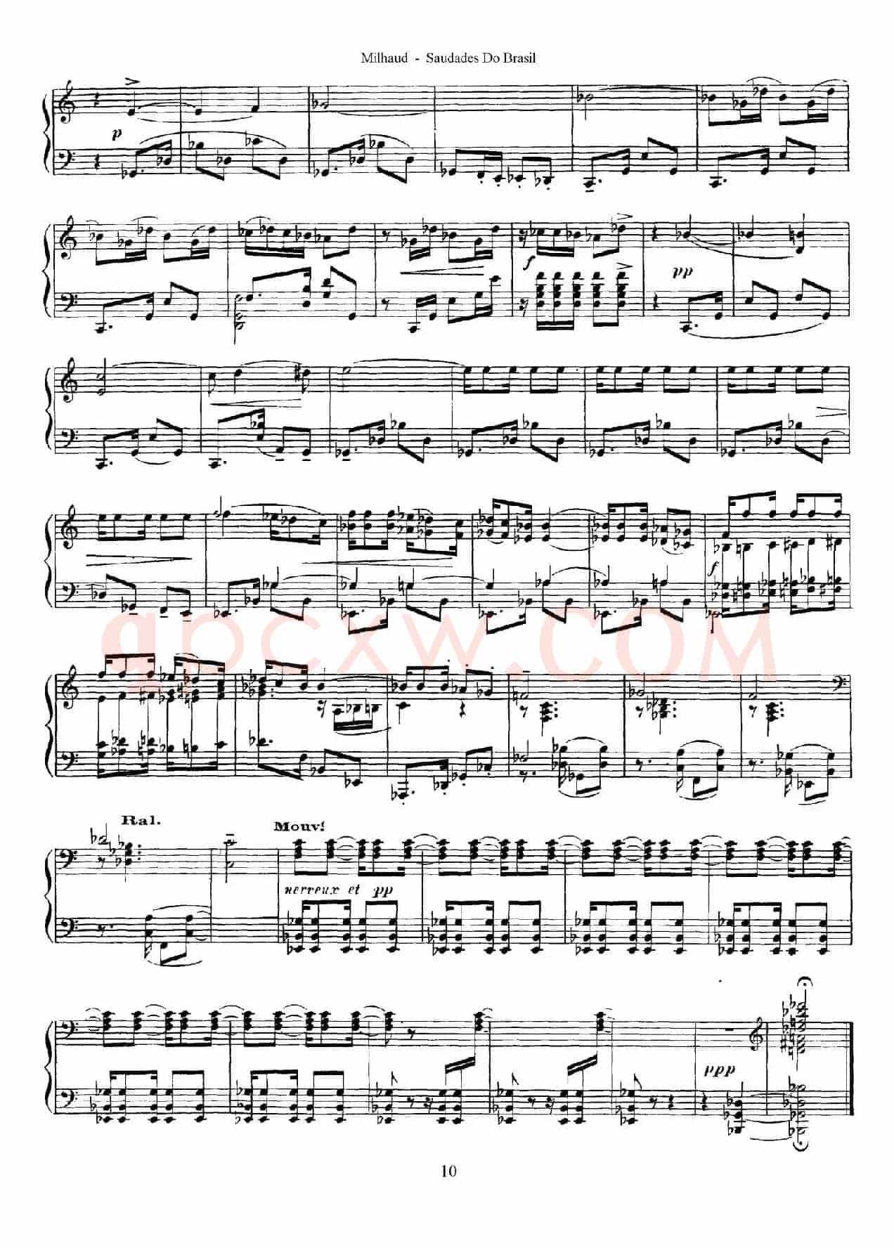 Saudados do Brasil Op.67(巴西回忆·Ⅴ)