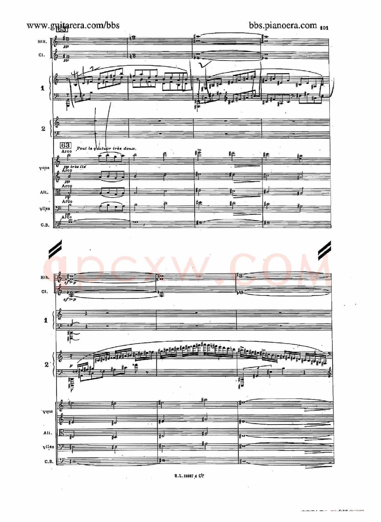Concerto for 2 Pianos in d Minor(d小调双钢琴协奏曲·总谱)