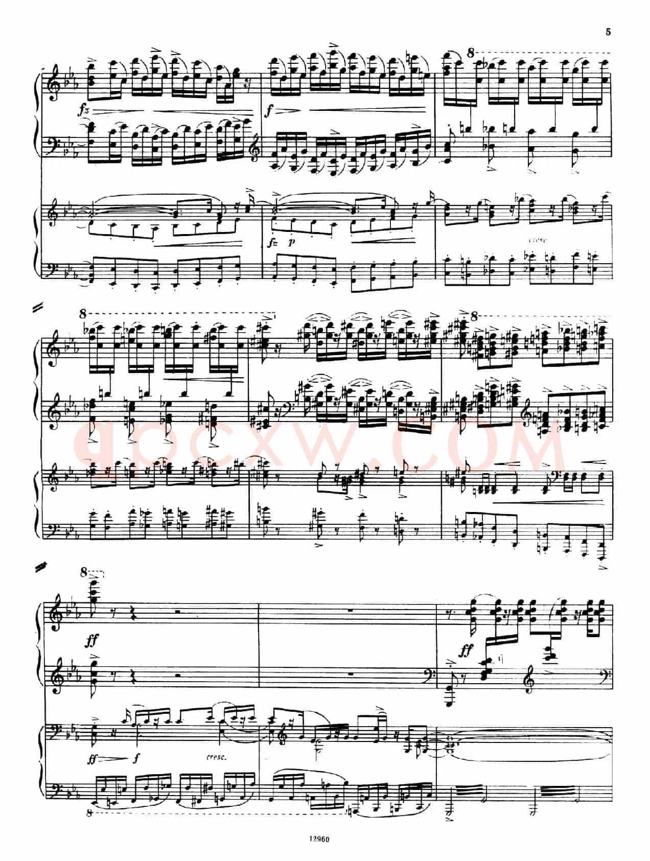 Piano Concerto No.2 in c Minor Op.50(c小调第二钢琴协奏曲·Ⅰ·双钢琴)