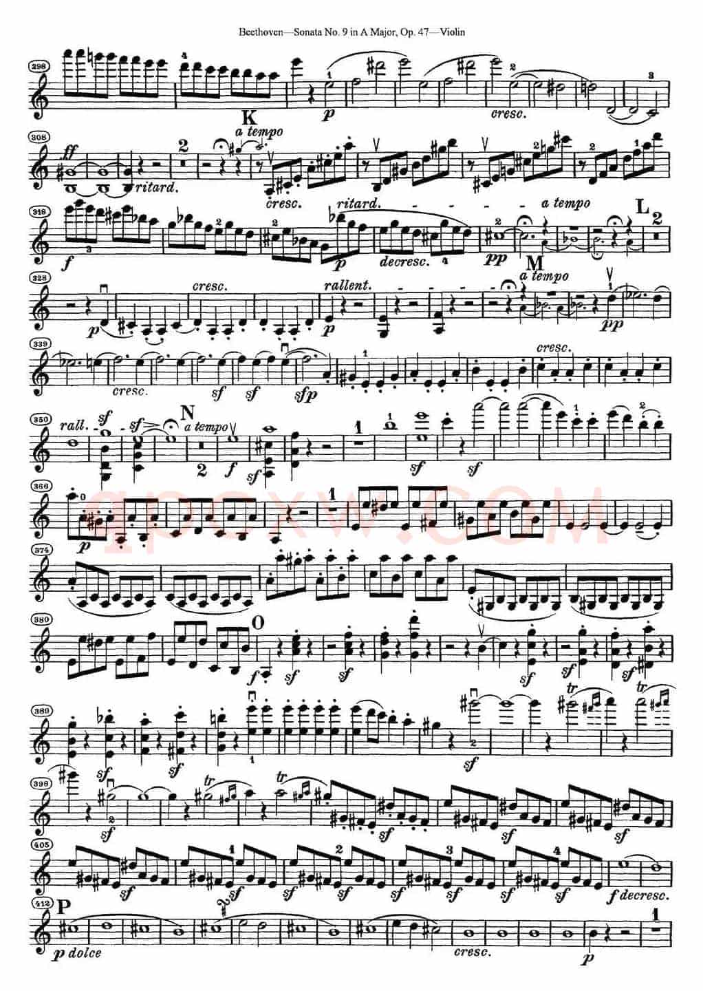 Violin Sonata No.9 in A Major Op.47