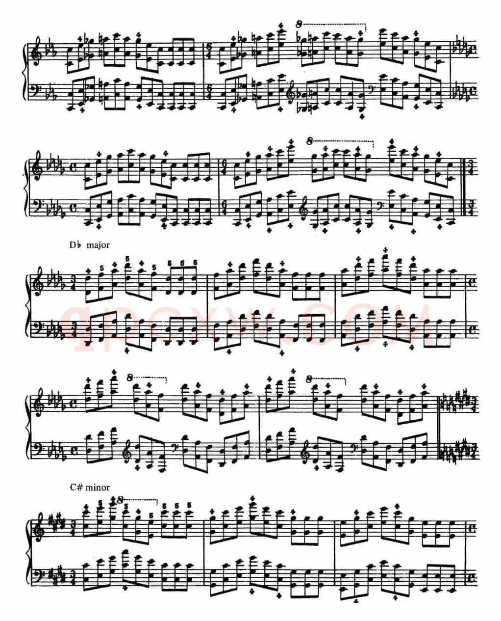 Technical Exercises S.146(李斯特钢琴技巧练习 BOOK Ⅻ)