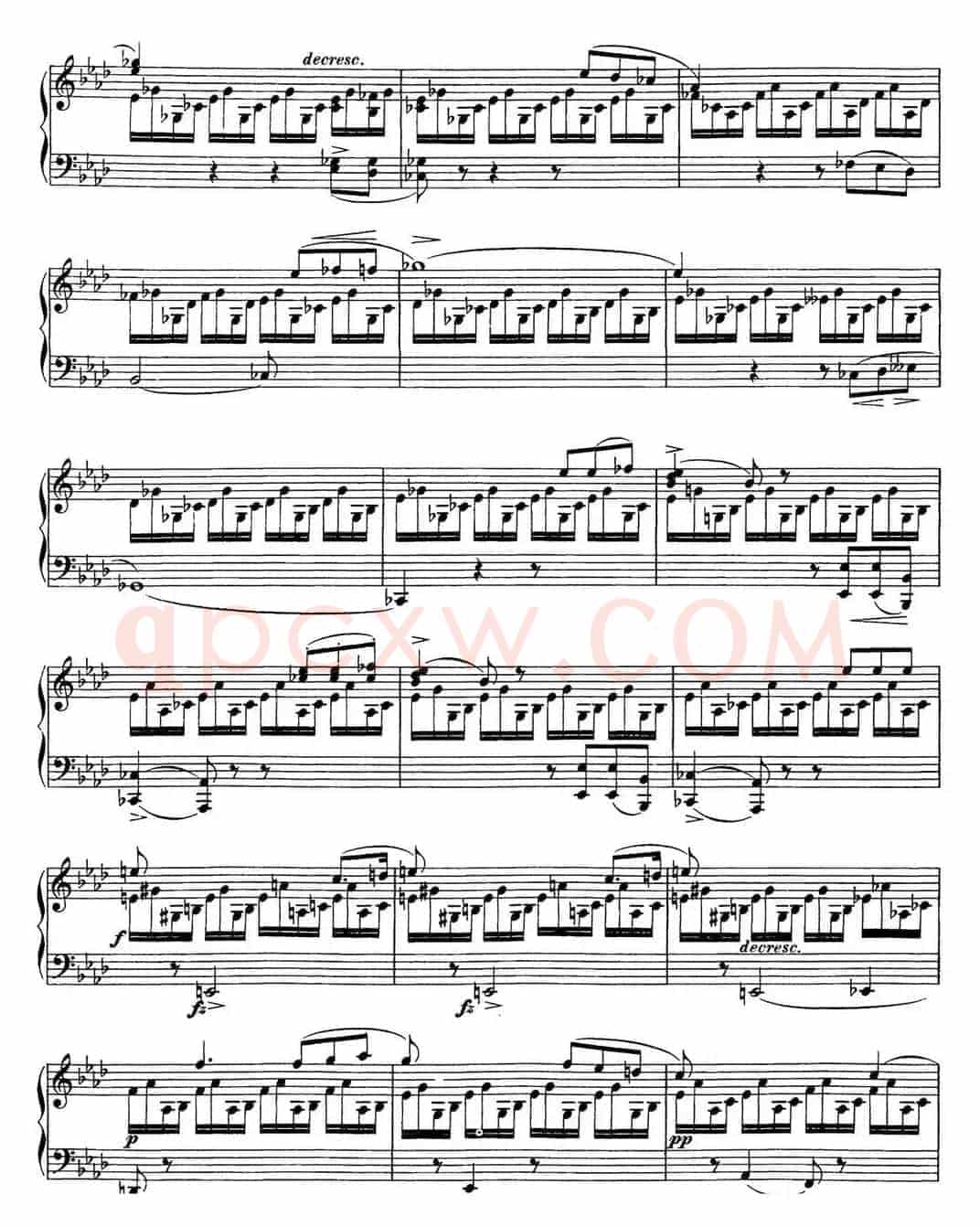 舒伯特f小调即兴曲D.935，Op.142（NO.1）