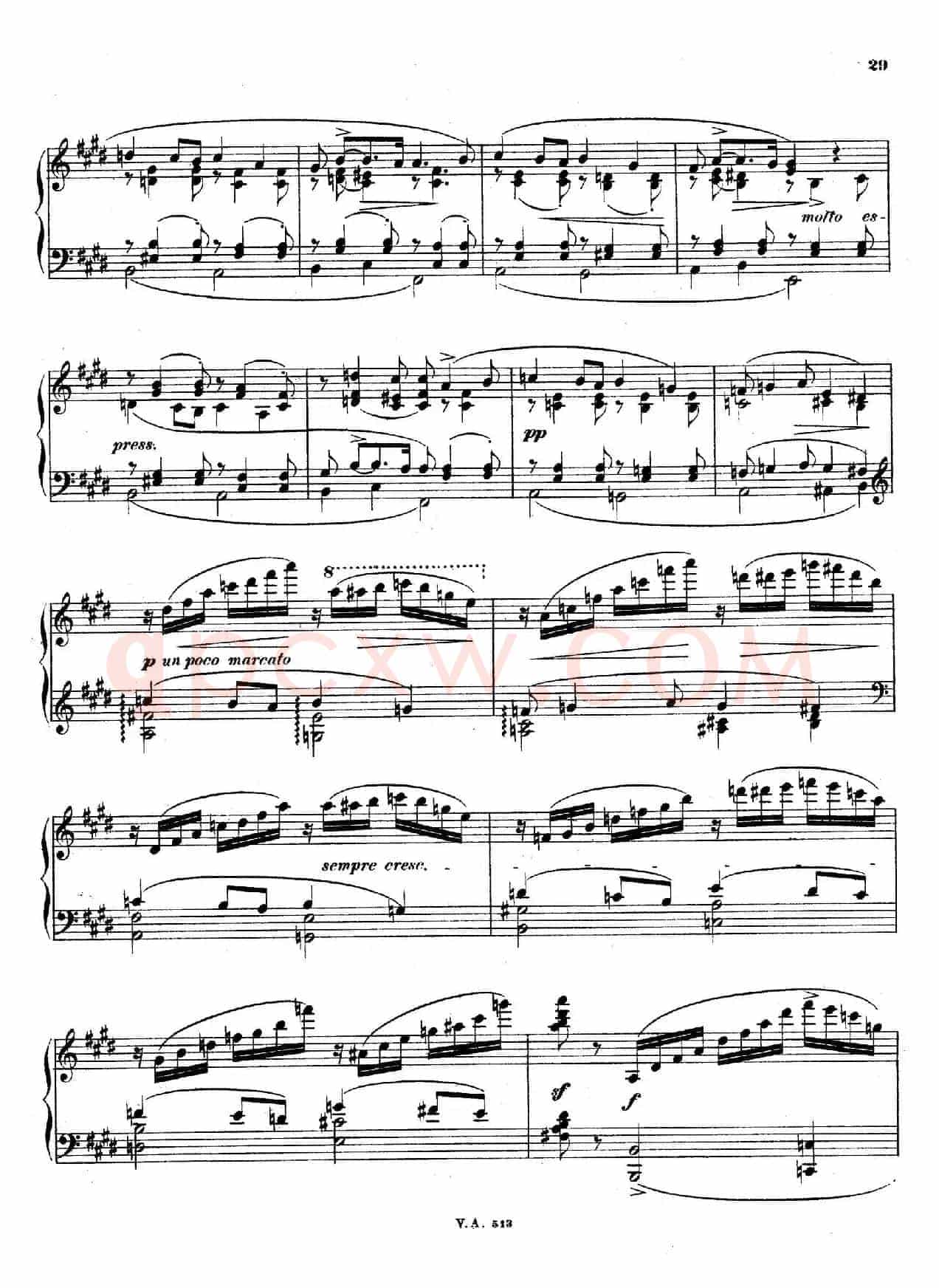 升c小调第一钢琴奏鸣曲(Op.6)