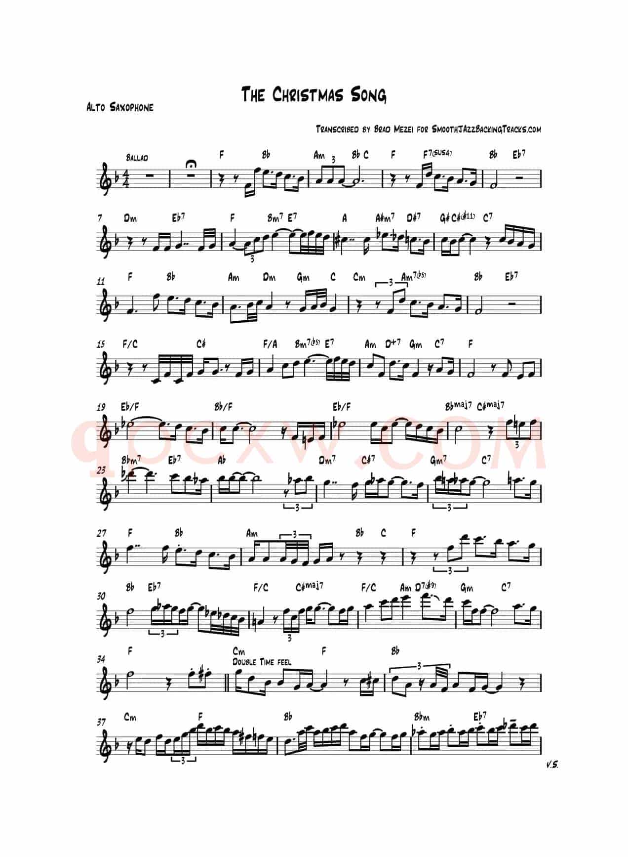 The Christmas Song（中音萨克斯）
