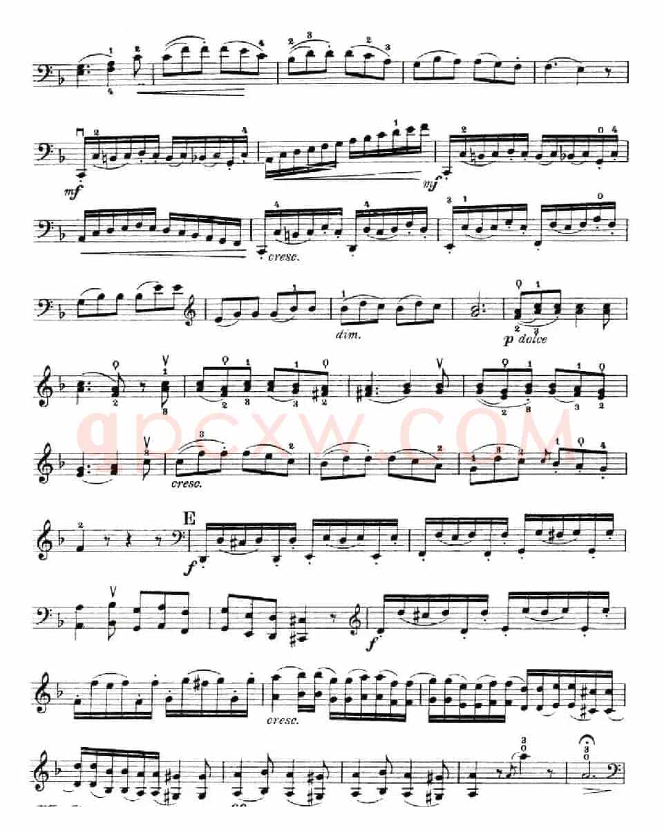 J. Haydn Concerto in D Major（海顿D大调大提琴协奏曲 [大提琴谱]）