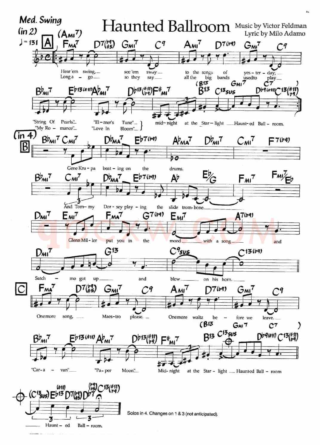Haunted Ballroom（爵士钢琴曲）