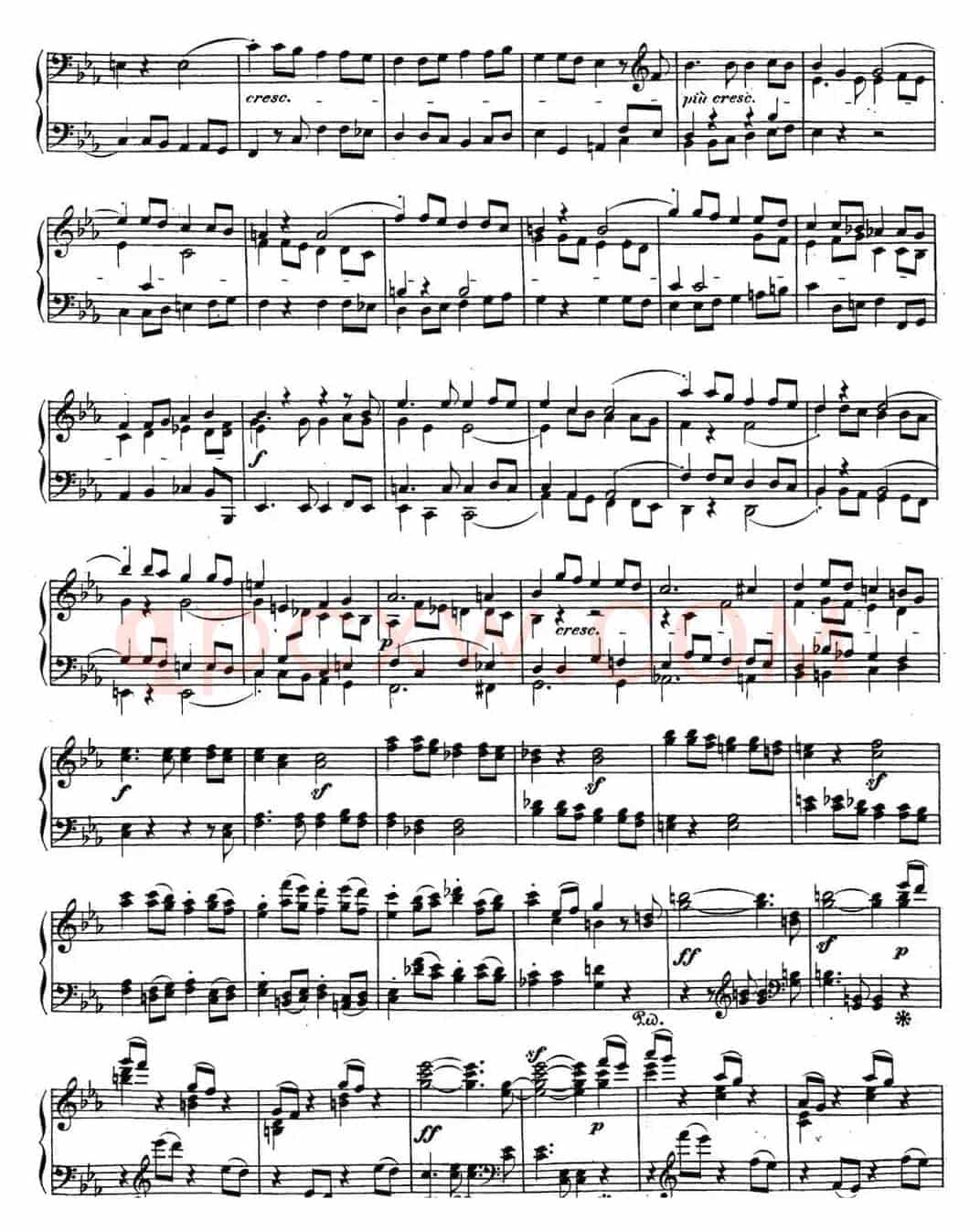 贝多芬钢琴奏鸣曲29 钢琴（锥子键琴）降B大调 Op.106 B-flat major