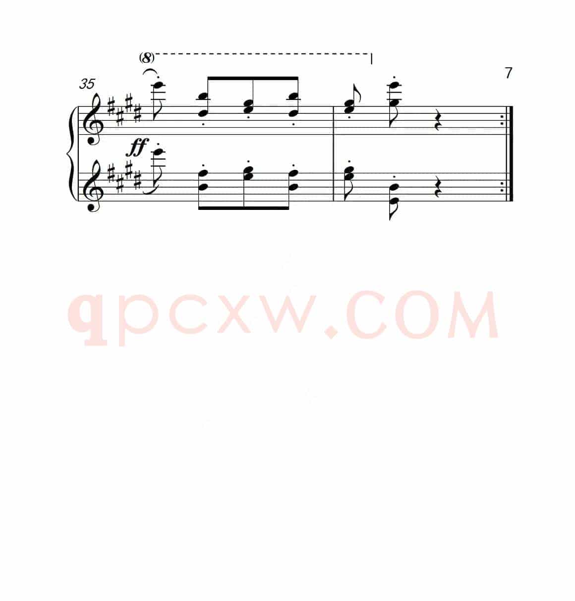 第四级B组 练习曲（中国音乐学院钢琴考级作品1~6级）