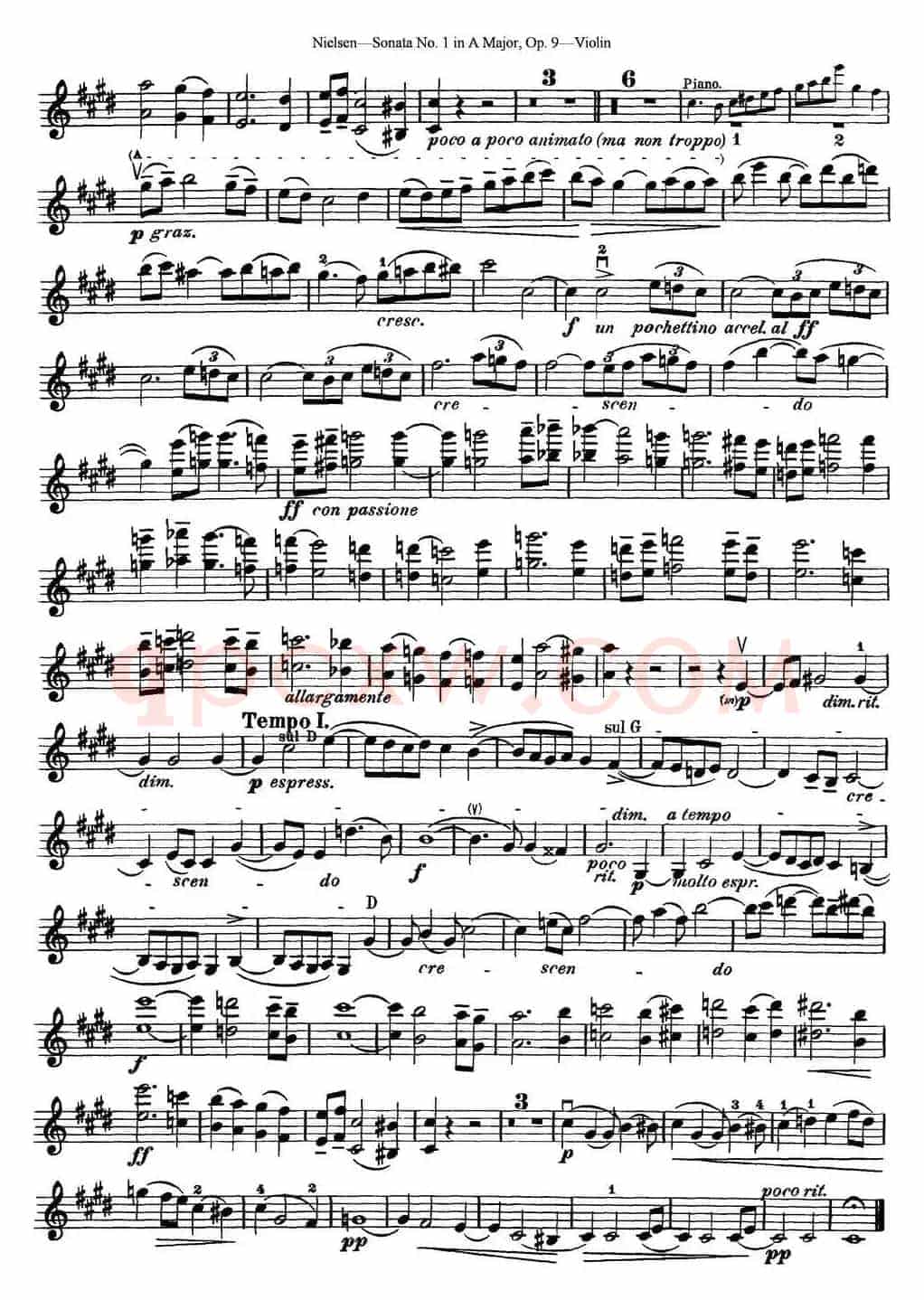 Violin Sonata No.1 in A Major Op.9