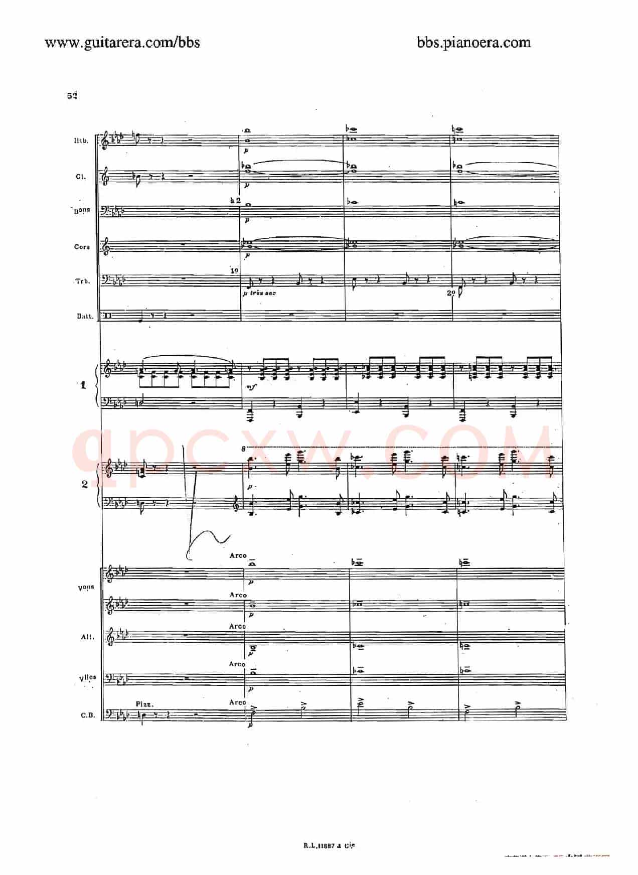 Concerto for 2 Pianos in d Minor(d小调双钢琴协奏曲·总谱)