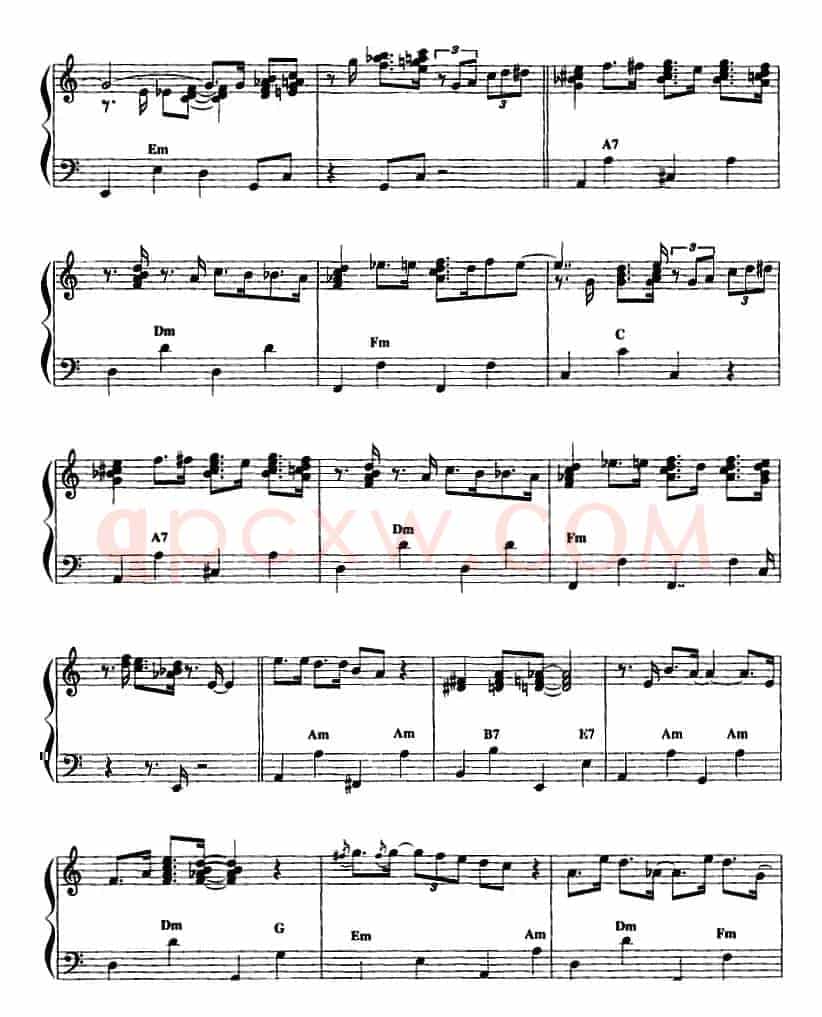 手风琴爵士乐曲：Lullaby of Birdland 摇篮曲