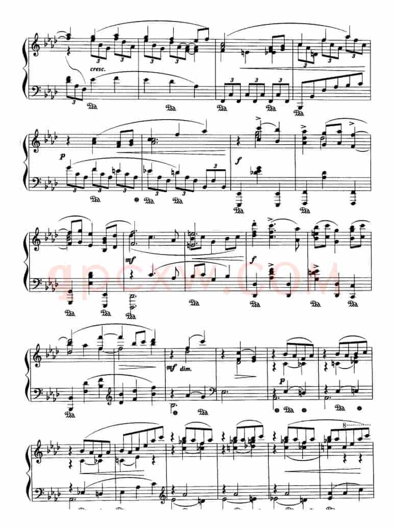 现代钢琴曲：10、浪漫圆舞曲