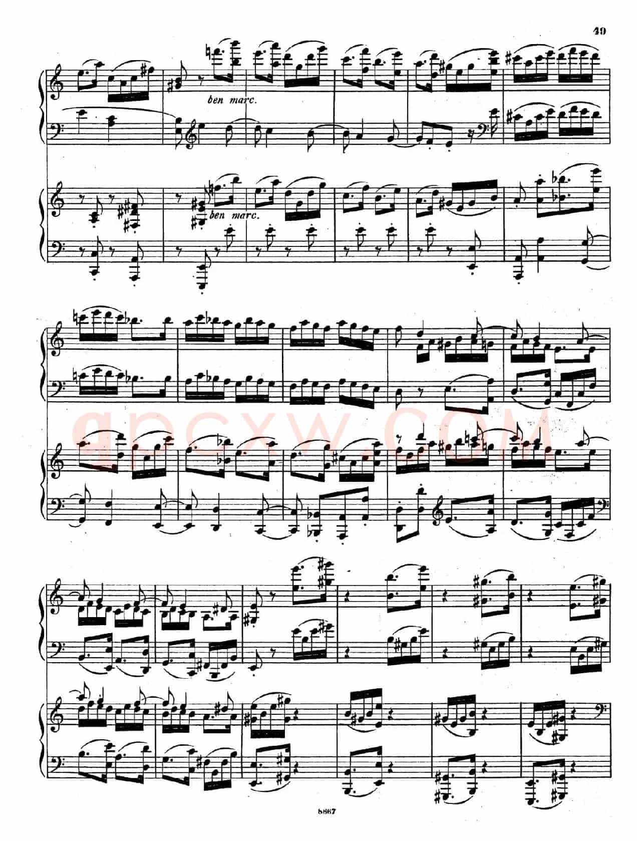 Symphony No.4 in e Minor Op.98(e小调第四交响曲·双钢琴)