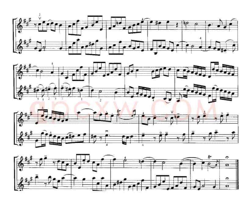 霍曼《小提琴基础教程》选曲：游戏（二重奏）