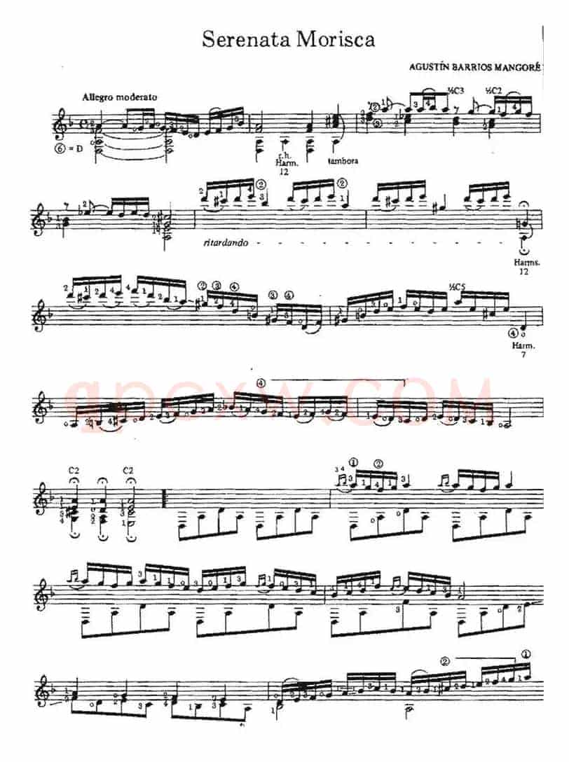 Serenata Morisca（古典吉他）