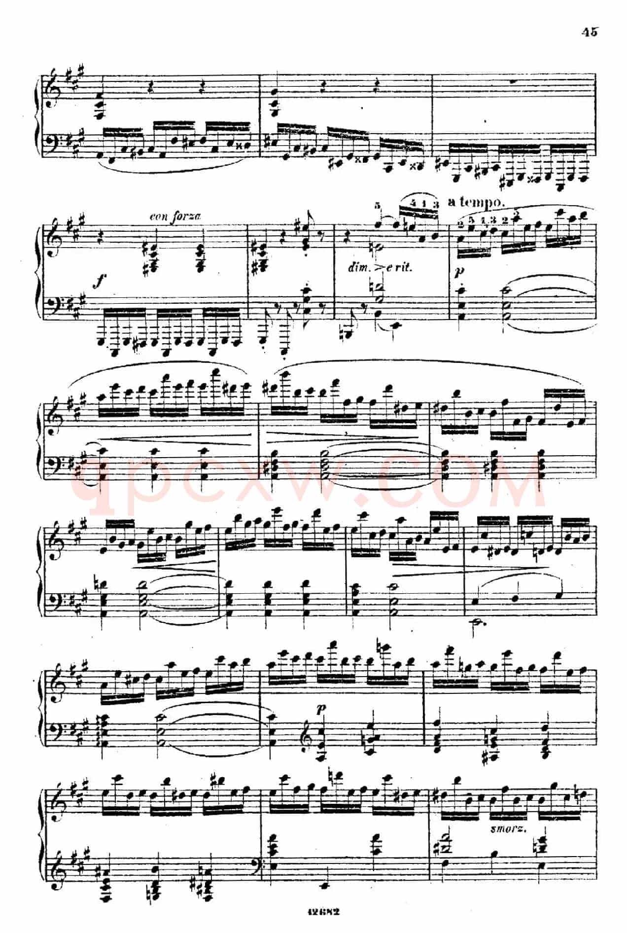 Douze Etudes de Salon Op.5(12首沙龙练习曲·9)