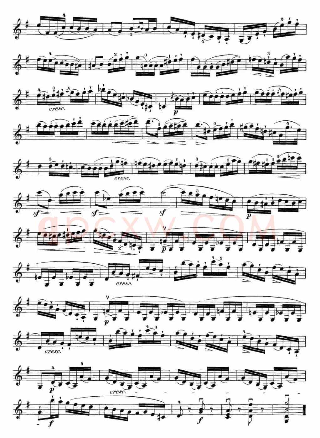 马扎斯小提琴练习曲 Op.36 第一册 特殊练习曲（16）