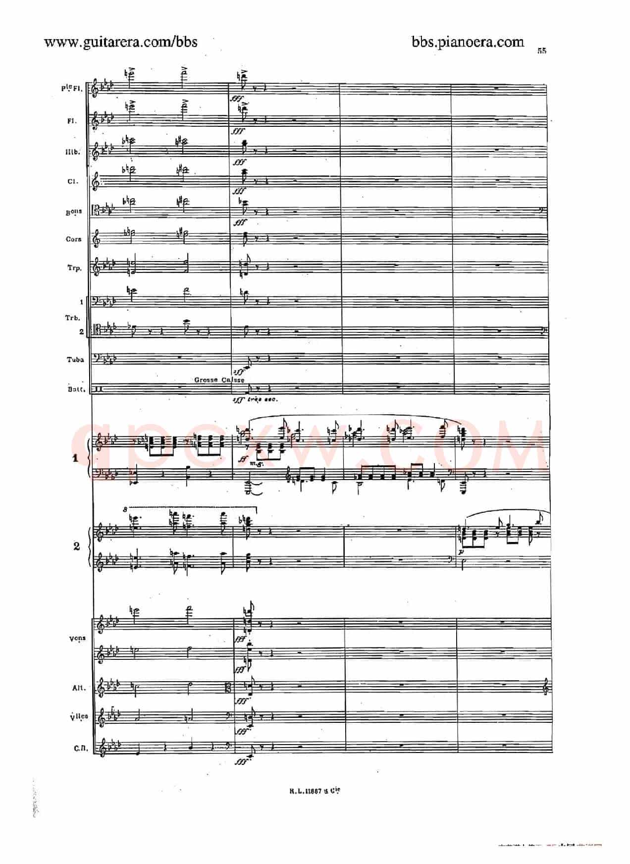 Concerto for 2 Pianos in d Minor(d小调双钢琴协奏曲·总谱)