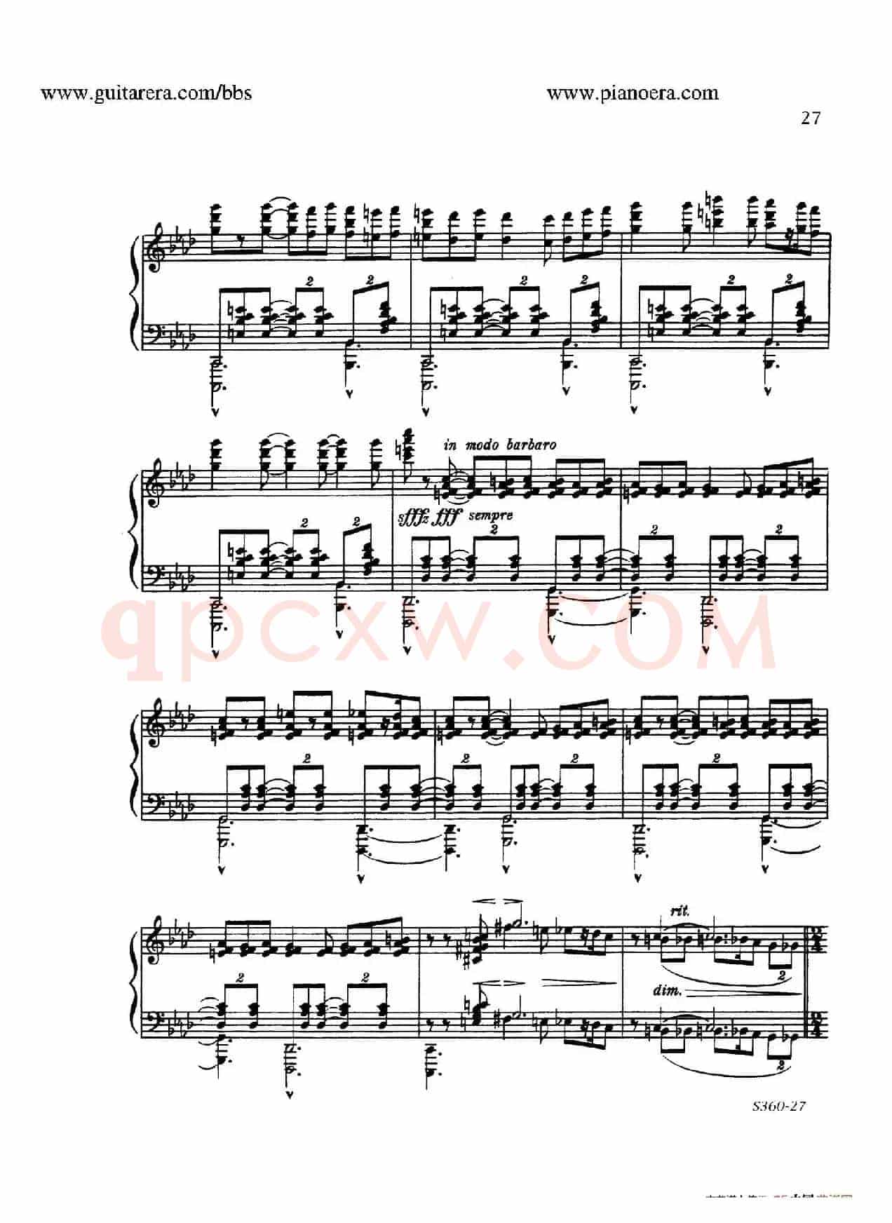 Fourth Piano Sonata S.360(第四钢琴奏鸣曲)