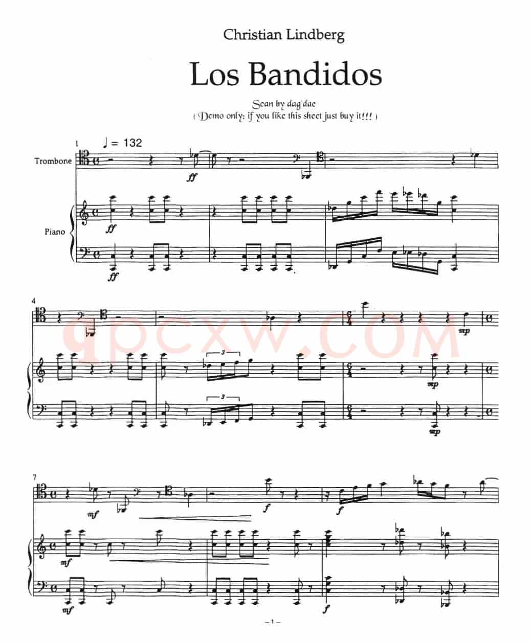 Los Bandidos（长号+钢琴）