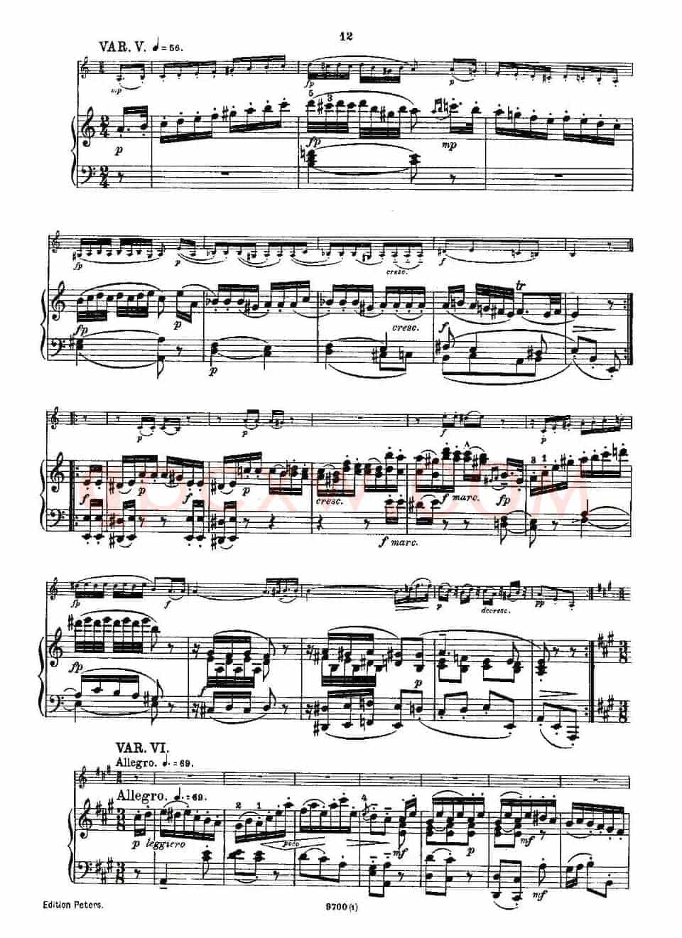 Mozart - Violin Sonata No.1, KV. 305（第一小提琴奏鸣曲）