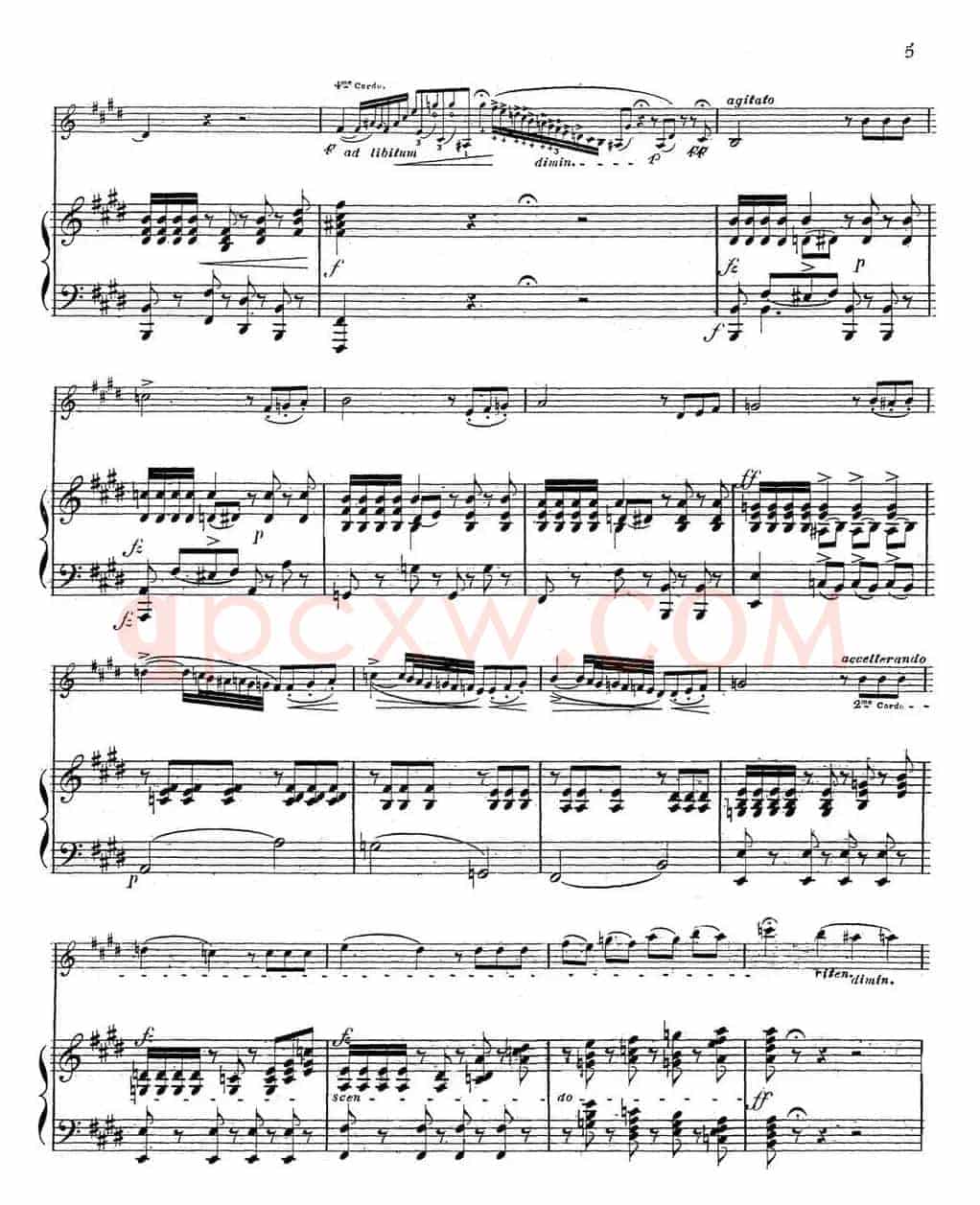 Adagio Sentimentale Op.13（小提琴+钢琴伴奏）