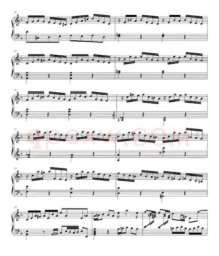 Concerto（巴赫第一键盘乐协奏）