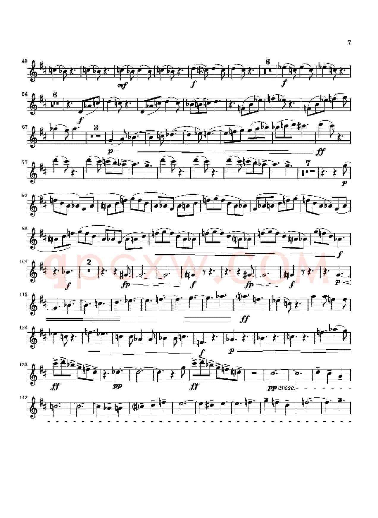 Movement（四重奏高音萨克斯分谱）