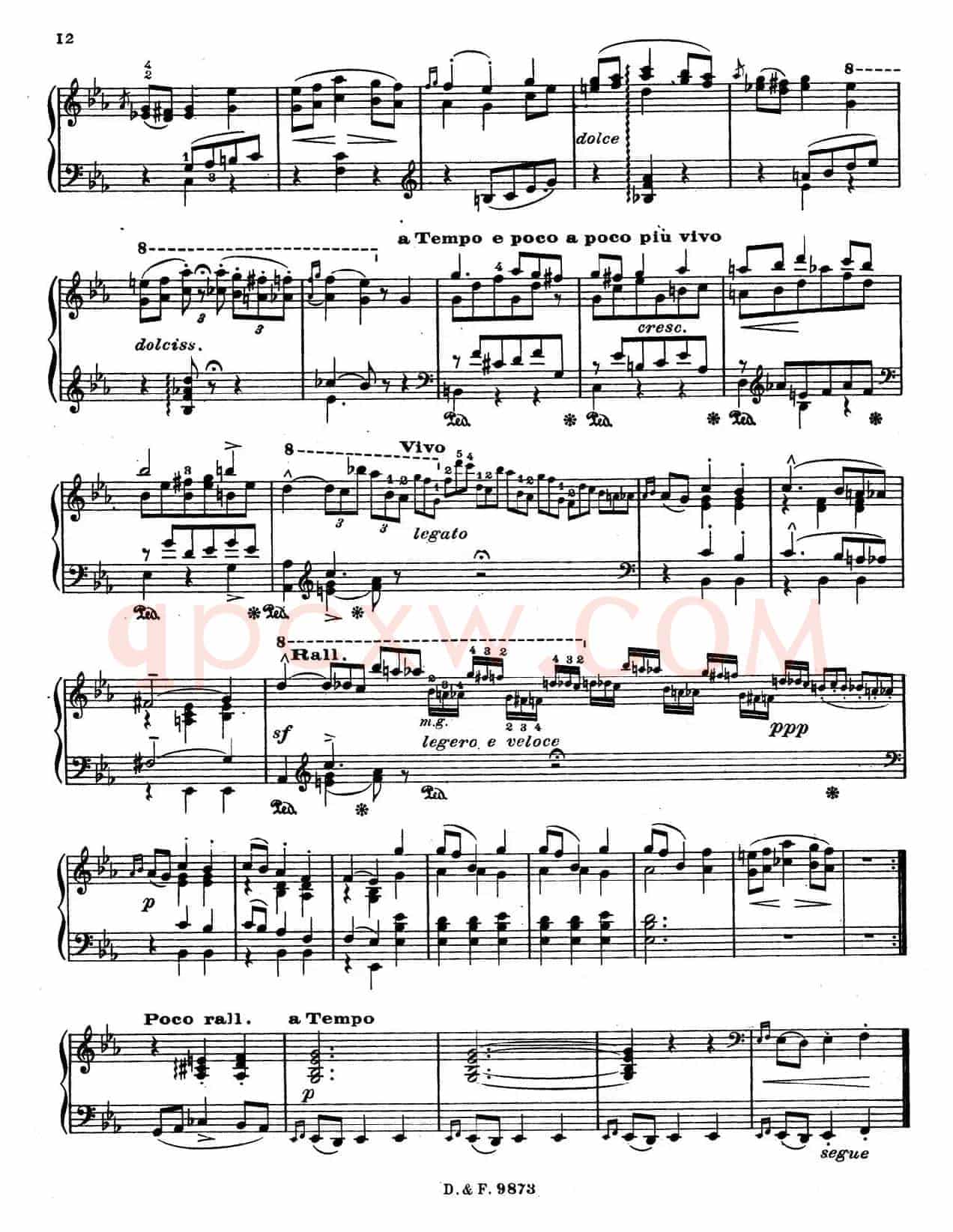 6 Chants Polonais S.480(6首波兰歌曲·Ⅲ)