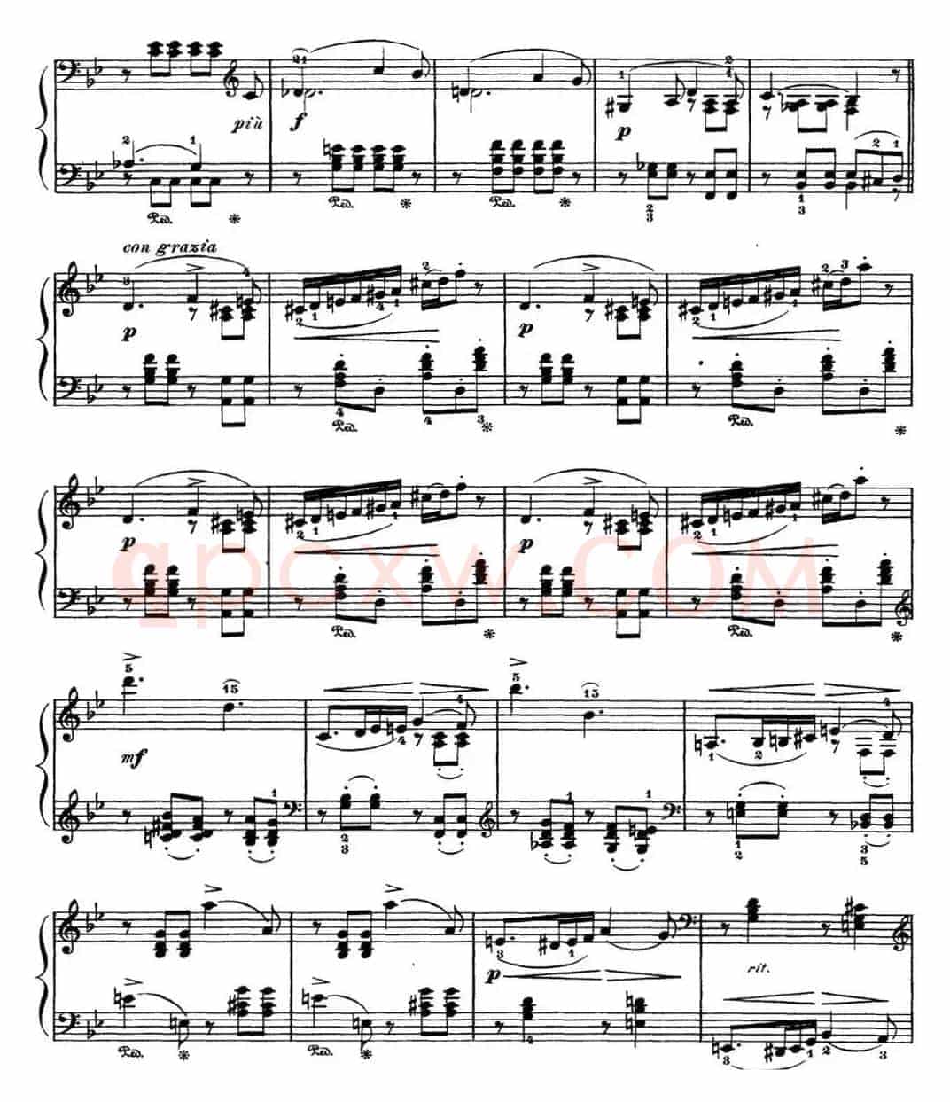 柴可夫斯基 四季 4月 松雪草 降B大调 Snowdrop B flat major