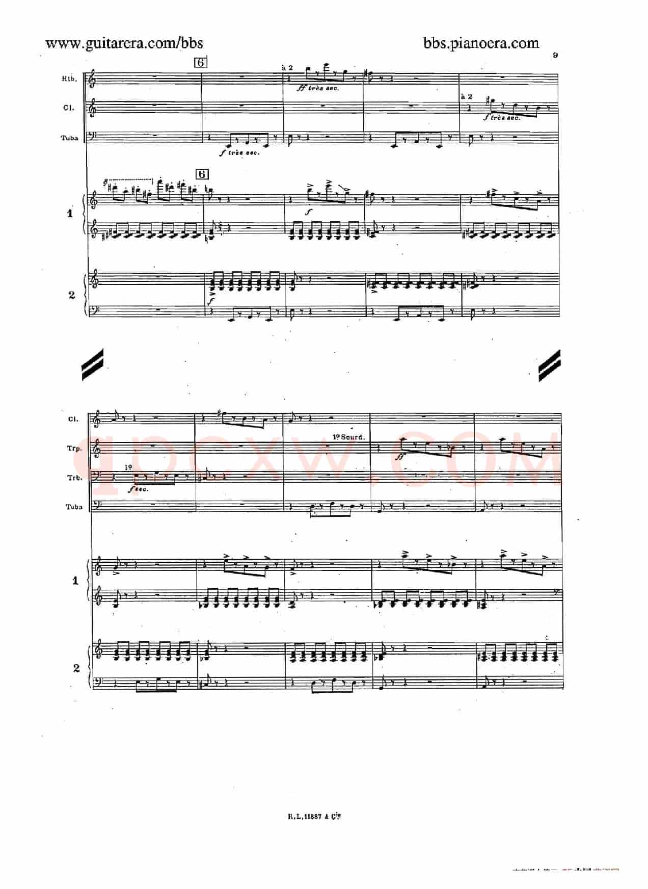 Concerto for 2 Pianos in d Minor(d小调双钢琴协奏曲·总谱)