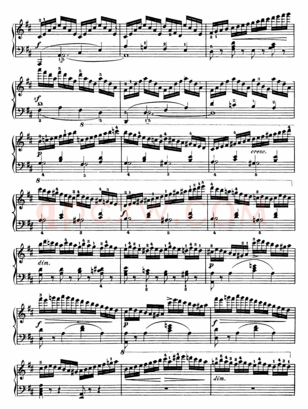 50首车尔尼Op.740钢琴手指灵巧技术练习曲（NO.3）