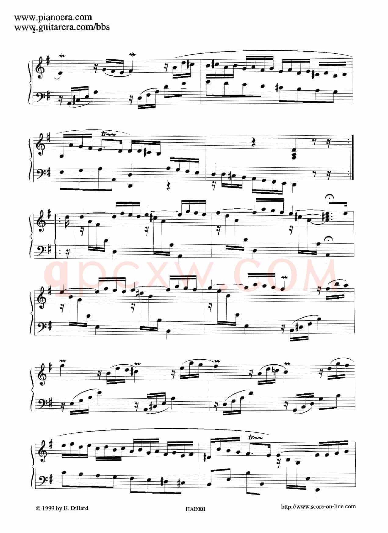 Prelude in G Major（G大调前奏曲）