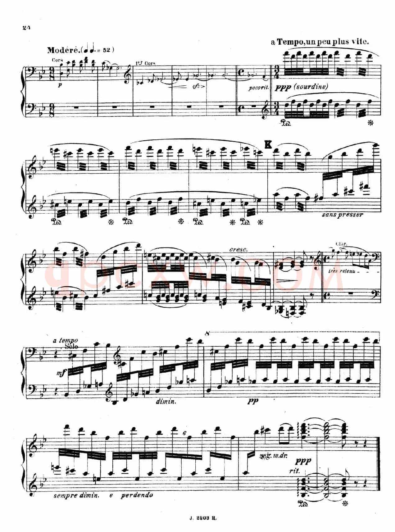 Symphony on a French Mountain Air Op.25(法国山歌交响曲·钢琴独奏·Ⅱ)