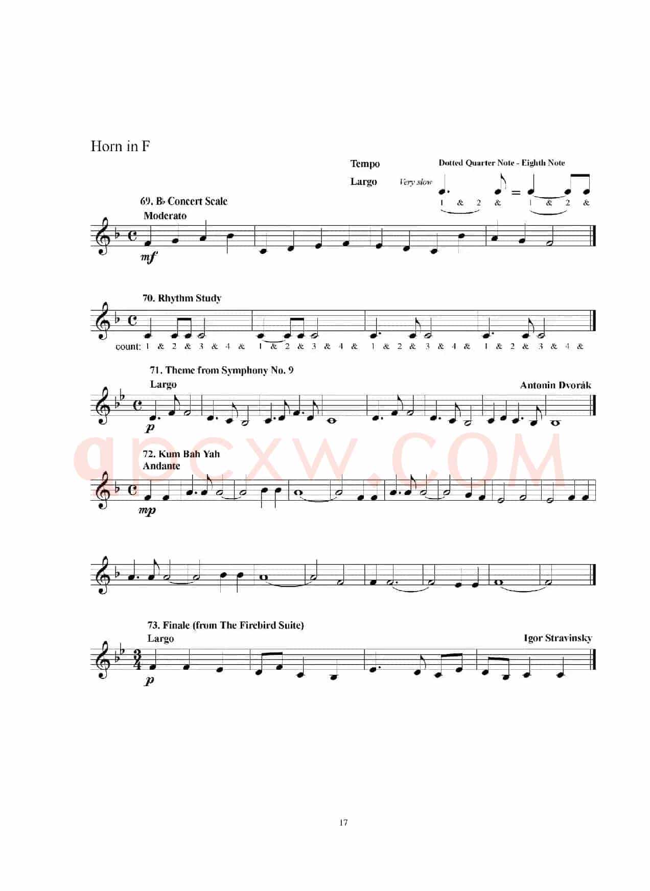 F调圆号初级教程