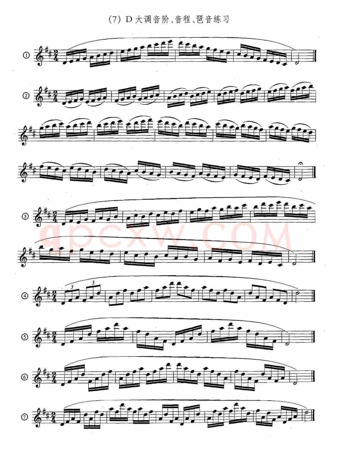 萨克斯练习曲合集（5—33）日常基础练习