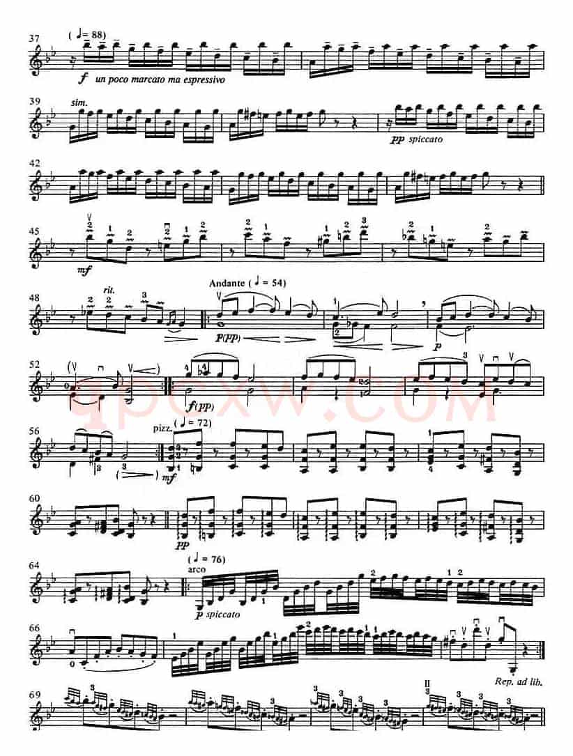 Passacaglia（帕萨卡利亚）（二重奏小提琴分谱）