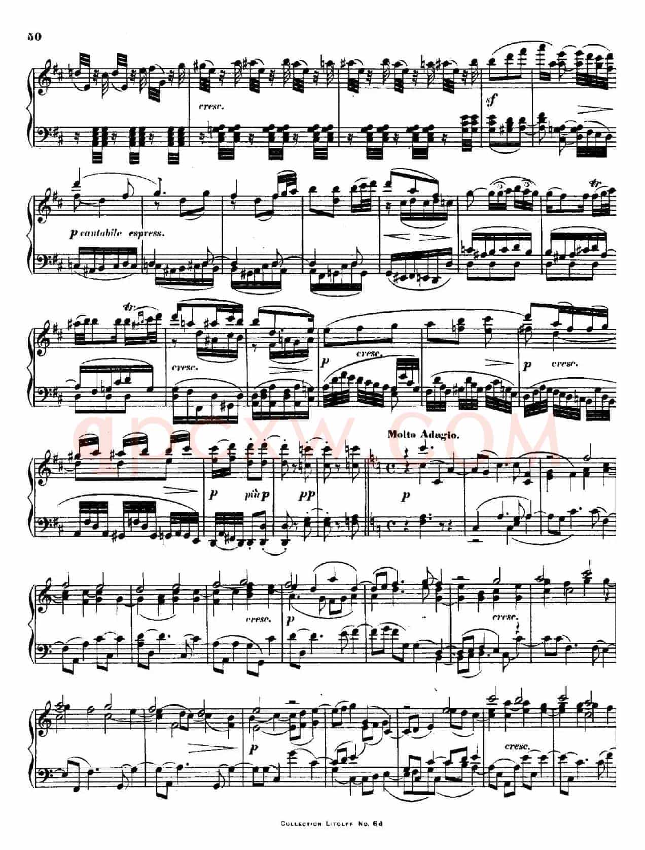 String Quartet No.15 in a Minor Op.132(a小调第十五弦乐四重奏·钢琴独奏版)